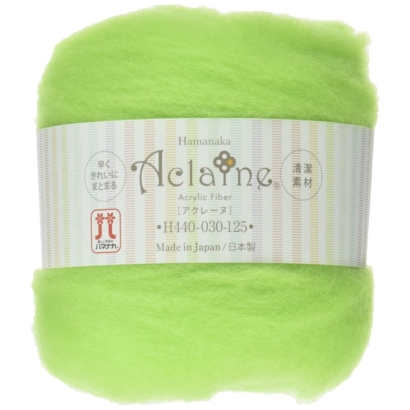 Hamanaka Aklaine, 1.0 oz (30 g) Pack, Young Grass H440-030-125,