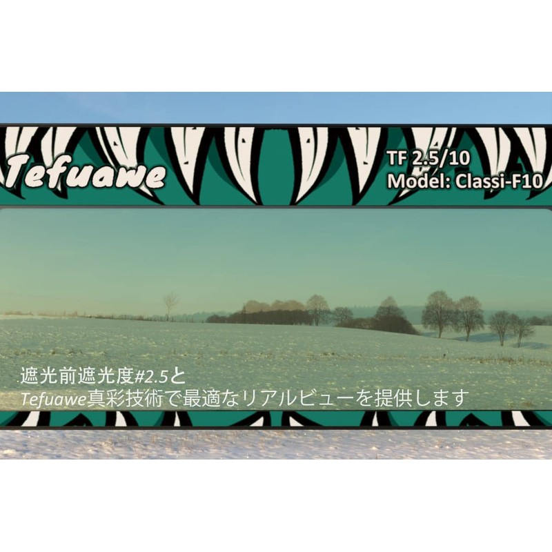 Tefuawe W108×H50.8mm Auto-Dimming Welding Lens Low Current 5A TIG, Shade