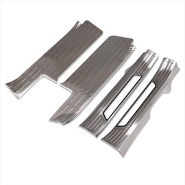 Beautost Fit for Toyota Grand Highlander/Lexus TX TX350/500h/550h+ 2024 2025 2026 Inside Door Sill Scuff Plate Guard Cover Trim Stainless Steel (Silver)