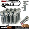ARROW 12x Chrome M14x1.5 Ball Seat LugBolt 50mmShank Fit Mercedes