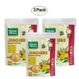 Hanan Jengibre Molido 100% Natural Ginger Powder for Digestive & Circulatory from Peru