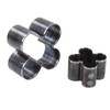 2 Pcs Flower Leather Cutting Die Alloy Steel Sharply 4