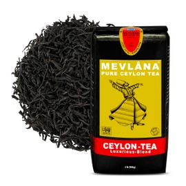 Mevlâna Pure Ceylon Black Tea – Luxurious Hand-Picked Blend, Premium Loose Leaf, 2lb (908g) – Strong, Full-Bodied Flavor, Freshly Packed in Sri Lanka