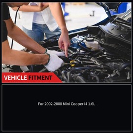 CUGANO AW9474 Engine Water Pump Kit with Gasket Compatible with 2002-2008 Mini Cooper I4 1.6L