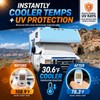 LATCH.IT RV Front Windshield Cover Class C | Front Motorhome,