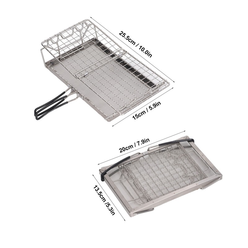 Camping Stove Toaster Foldable Portable Stable Structure Stainless Steel Outdoor