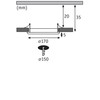 Paulmann Quality EBL Set Panel rund LED 1x12W 2700K warmweiss