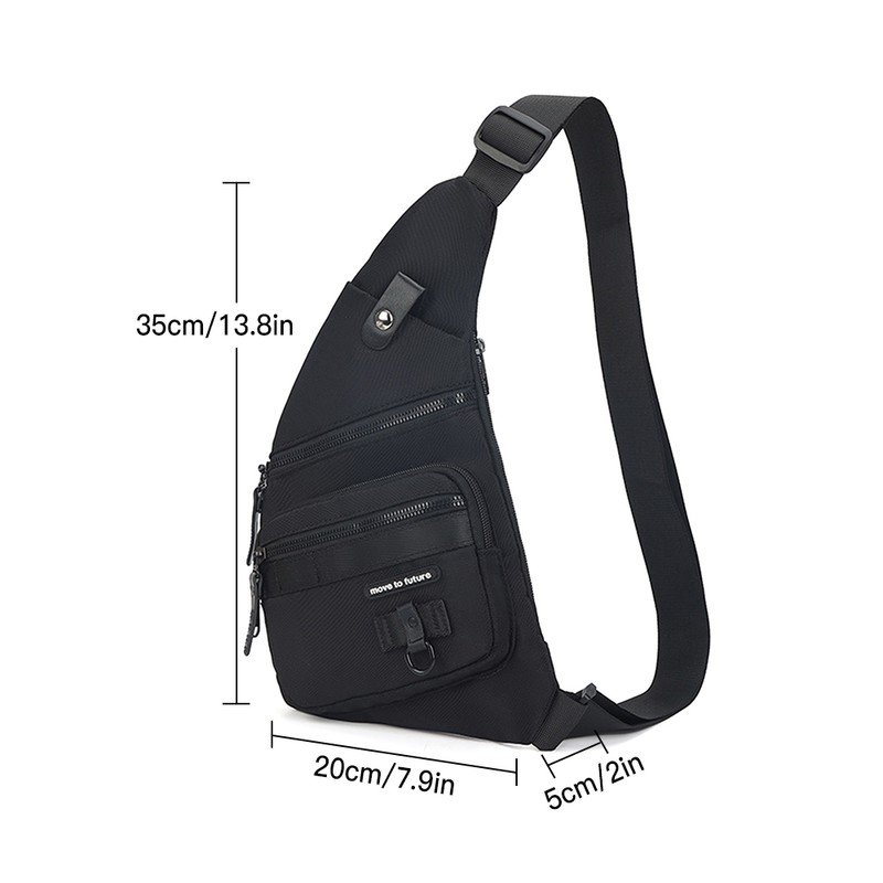 TOMSHOO Sling Backpack Chest Pack Shoulder Bag Crossbody Bag for