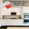 Drawer Magnets Jiayi 12 Pack Ultra Thin Cabinet Door Magnet