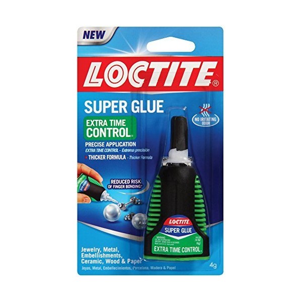 Loctite 1503241-6 Extra Time Control Super Glue, 4g Bottles (Case