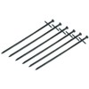12 pcs Campiro® stell cross pegs 23cm x Ø 6mm