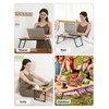 Lap Desk for Couch/Sofa/Floor, 5-Angle Adjustable Bed Desk with Foldable