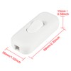 XIITIA 2pcs Inline Cord Switch, AC120V 10A, 250V 6A On-Off