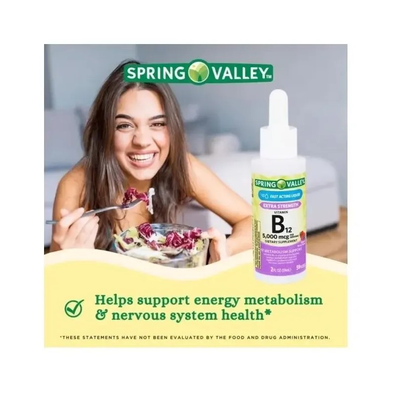 Vitamina B12 Liquida Sublingual 5000 Mcg 59 Dosis Sistema In