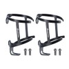 Bynccea Bicycle Bottle Holder Black Aluminium Bottle Holder for Bicycles