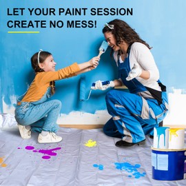 CAPEWORTH Tarps Blue 8X10ft 5Mil, Tarp Cover, Blanket, Waterproof, UV Resistant, Rip and Tear Proof, Poly Tarpaulin with Reinforced Edges for Roof, Camping Patio Pool Cover Boat