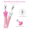 BRDXOOL 2 Pieces Lip Gloss Keychain Cap - Fit for