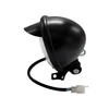 5.5" Black Motorcycle Headlight For Cruiser Chopper Cafe Racer Bobber