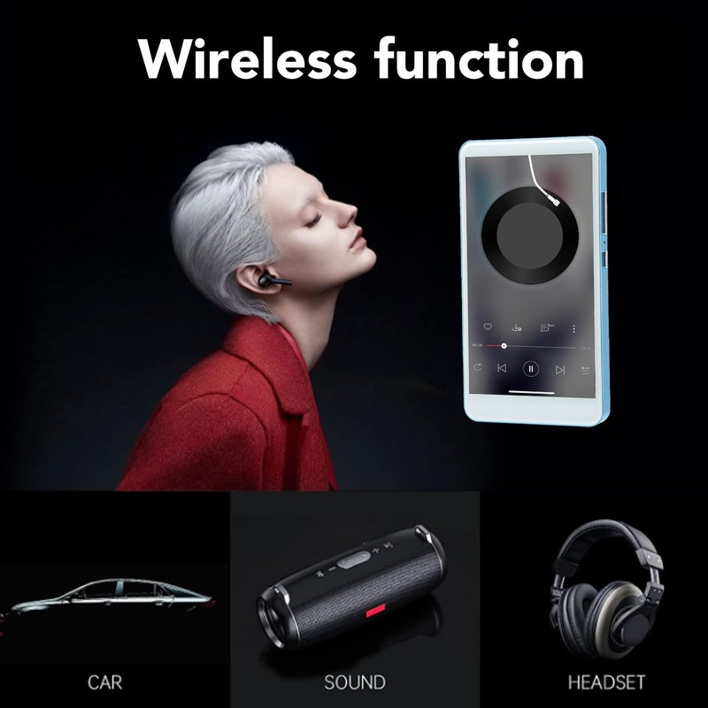 MP4 Player with Bluetooth and WiFi 5.0 Inch Full Touch