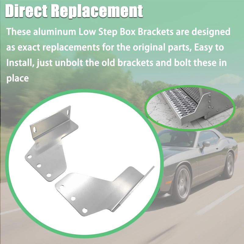 YANGCAN Lower Step Brackets, Body Frame Box Step Brackets for