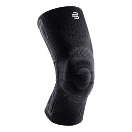 BAUERFEIND Unisex Adult Knee Support, Knee Sports Bandage, All Black, XXL