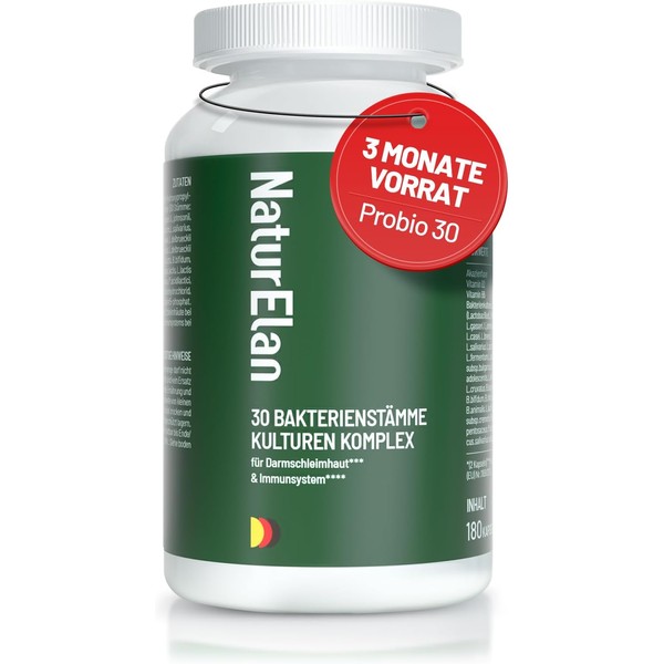 Probiotika PLUS Kulturen Complex - 180 Capsules with 30 Bacterial