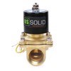 U.S. Solid 1" NPT Brass Electric Solenoid Valve 110V AC