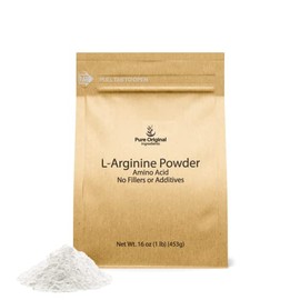 PURE ORIGINAL INGREDIENTS- “LArginina en Polvo (1 lb) Aminoácido, Sin Rellenos, Suplemento Dietético