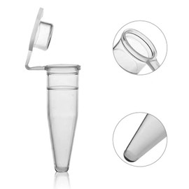 Microcentrifuge Tubes - 1000Pcs 0.2ml Polypropylene Graduated Microcentrifuge Tubes with Snap Cap