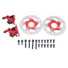 4pcs Disc Brake Kit Aluminium Alloy Disc Brake Calipers Rotor