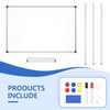Whiteboard Easel 36 x 24 Inches, Magnetic Portable Dry Erase