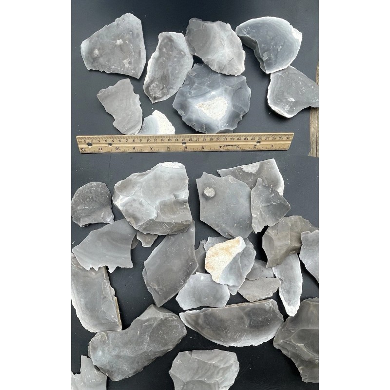 3 Pounds Of High Quality Georgetown FlintSpalls( Big Spalls) Flint