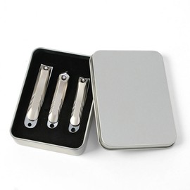 Lever-Cut Nail Clipper Set of 3 NC-03 (Silver)