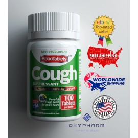 RoboTablets Tableta Supresora de la Tos 100 Dosis Dextrometrofano 30mg 100 Comprimidos-