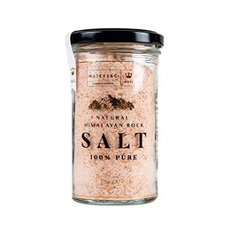 Maters & Co Hand-mined Himalayan Pink Salt, Fine Grade, 275g Jar Perfect for Gifting, Cooking and fine Cuisine