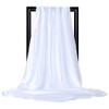 35" Womens Large Satin Square Scarf Silk Feeling Hair Wrapping