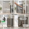 Foldable Retractable Dog Safety Gate Pet Isolation