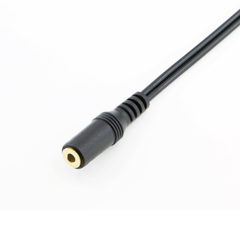 PASOW 2 Pack 3.5mm Stereo Female to 2RCA Male RCA