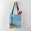 CafePress Lighthouse2 Polyester Tote Bag 16"x16"