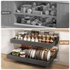 Seinloes 2 Pack Pull out Cabinet Organizer 21" Deep With