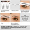 Aresvns Black Eyebrows Tattoo Sticker 66 Pairs! Realistic Black Tattoo
