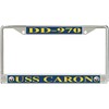 MilitaryBest USS Caron DD-970 License Plate Frame