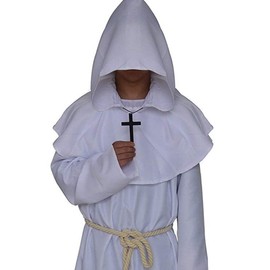Dreamture Medieval Priest Monk Robe-Hooded Cap Cloak