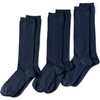 Lands' End Womens Seamless Toe Solid Trouser Sock True Navy