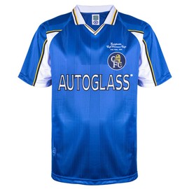 Chelsea 1998 ECWC Final Retro Football Shirt Blue XX-Large Polyester