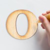 2-Inch Decorative Wooden Letter R - Alphabet Letters for DIY