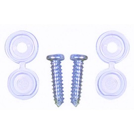 Pearl PWN100 Number Plate Fittings - White