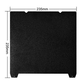 PEI Sheet Textured Build Plate, Double Side PEI Flexible Spring Steel Bed Platform for Creality K1C/K1/ Ender 3/ Ender 3 V2/ 3 V3/ 3 V3 KE/ 3 V3 SE/Ender 3 Pro/Ender 3 Neo/Ender 3 V2 Neo, 235x235mm