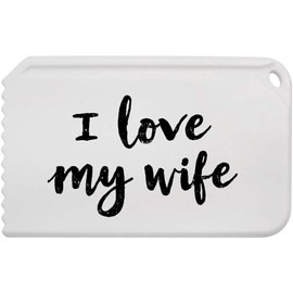 Azeeda 'I Love My Wife' Plastic Ice Scraper (IC00040602)