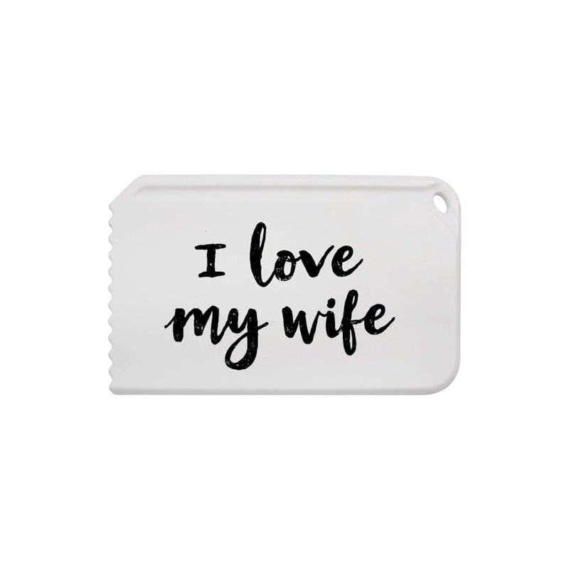 Azeeda 'I Love My Wife' Plastic Ice Scraper (IC00040602)
